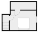 Grundriss Schlafzimmer - Moderne Ferienwohnung in Hahnenklee