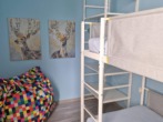 Schlafzimmer mit Etagenbett - Appartement im Ferienpark Hahnenklee