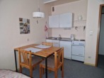 Essbereich/Küchenzeile - Appartement im Ferienpark Hahnenklee